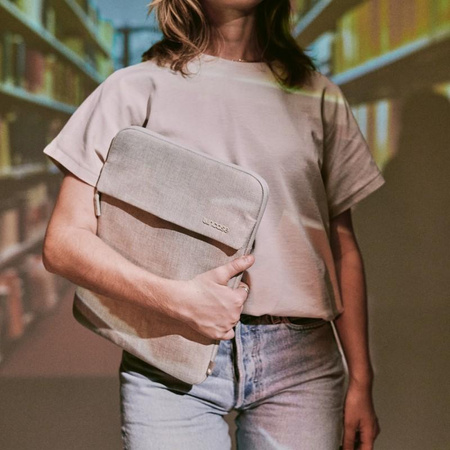 Incase Crosstown Sleeve with Woolenex - MacBook Pro 14" (M4/M3/M2/M1/2024-2021) pocket cover (Limestone)