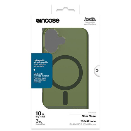 Incase Slim Case MagSafe - iPhone 16 tok (Highland Green)