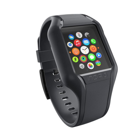 Incipio NGP Strap - Flexible strap for Apple Watch, 38/40/41 mm case (smoky)
