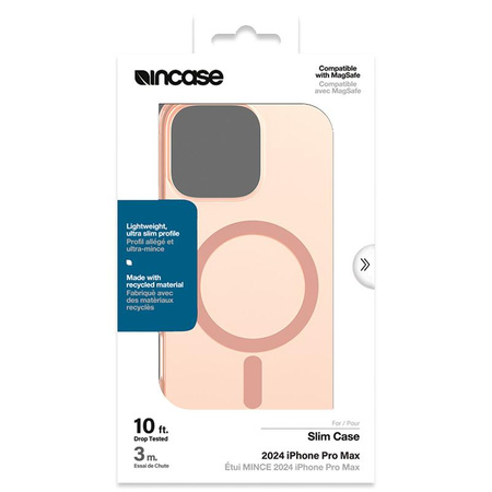 Incase Slim Case MagSafe - iPhone 16 Pro Max tok (Blush Pink)